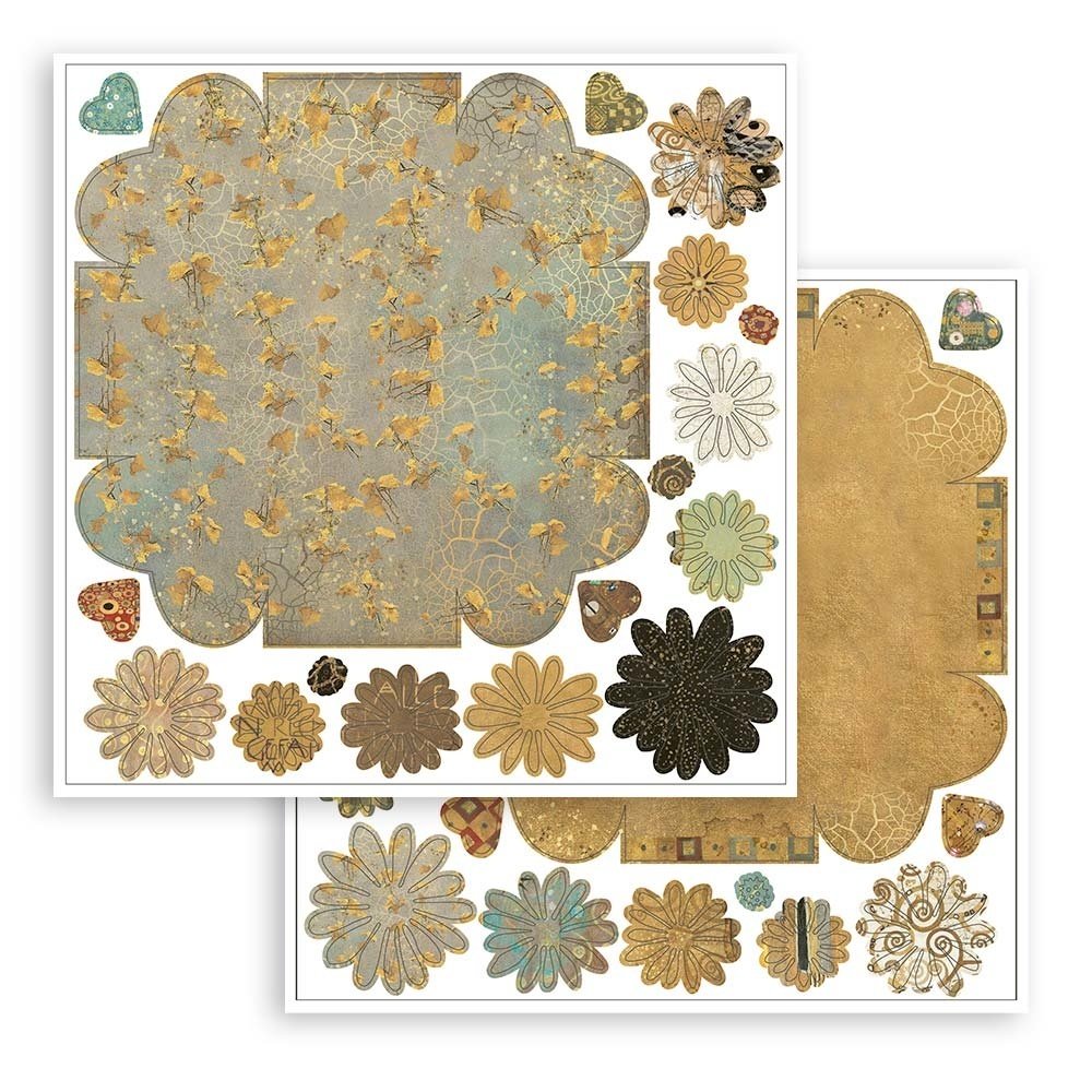 Stamperia Klimt 3D Paper Kit 12x12 Inch (SBPOP07) Stamperia Klimt 3D Paper Kit 12x12 Inch (SBPOP07)