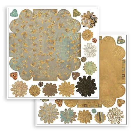 Stamperia Klimt 3D Paper Kit 12x12 Inch (SBPOP07) Stamperia Klimt 3D Paper Kit 12x12 Inch (SBPOP07)