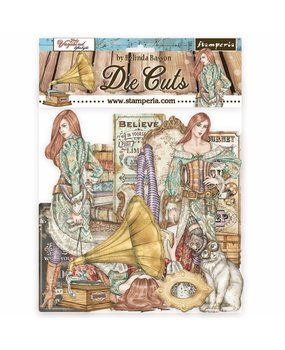 Stamperia Lady Vagabond Lifestyle Die Cuts (DFLDC52)