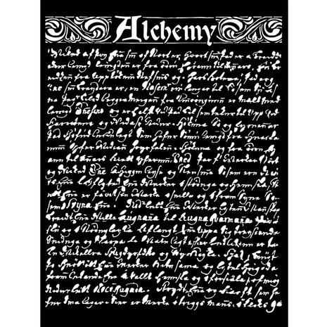 Stamperia Alchemy Thick Stencil 20x25cm Texture (KSTD096) Stamperia Alchemy Thick Stencil 20x25cm Texture (KSTD096)