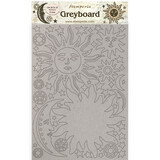 Stamperia Alchemy Greyboard A4 Sun and Moon (KLSPDA450)*