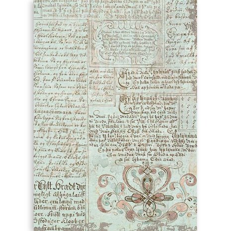 Stamperia Alchemy Acetate Clear Prints A4 (SBA419)