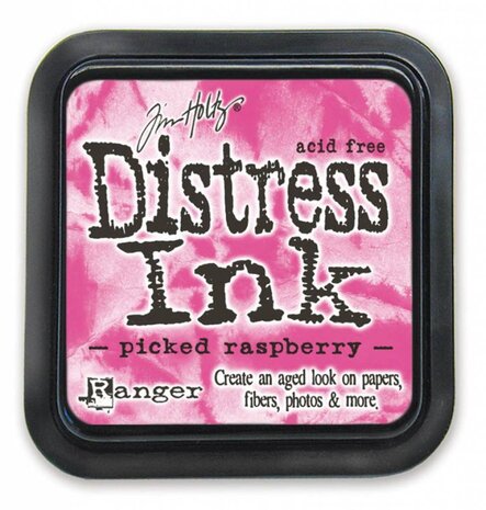 Ranger Distress Ink Pad Picked Raspberry (TIM3495)