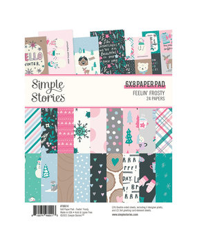Simple Stories Feelin' Frosty 6x8 Inch Paper Pad (16614) Simple Stories Feelin' Frosty 6x8 Inch Paper Pad (16614)