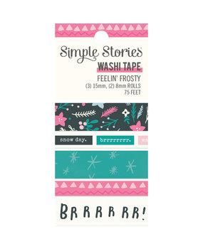 Simple Stories Feelin' Frosty Washi Tape (16622) Simple Stories Feelin' Frosty Washi Tape (16622)