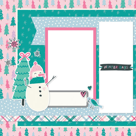 Simple Stories Feelin' Frosty Simple Pages Kit Winter Days (16626)