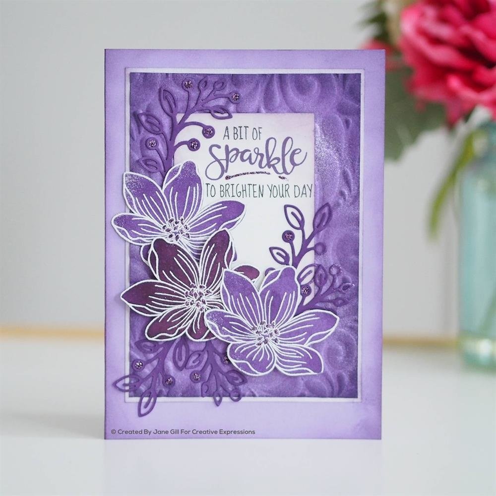 Woodware Singles Mini Garden Spray Clear Stamp (JGM007)