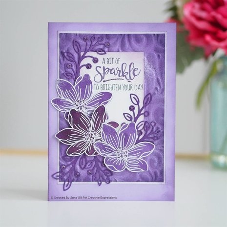 Woodware Singles Mini Garden Spray Clear Stamp (JGM007)