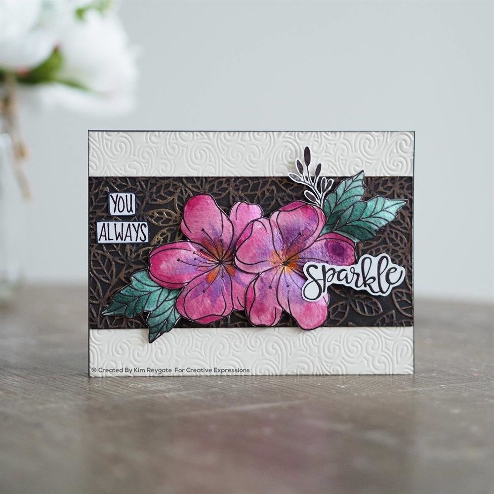 Woodware Singles Mini Floral Wonder Clear Stamp (JGM008) Woodware Singles Mini Floral Wonder Clear Stamp (JGM008)