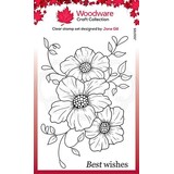 Woodware Petal Trio Clear Stamp (JGS725)