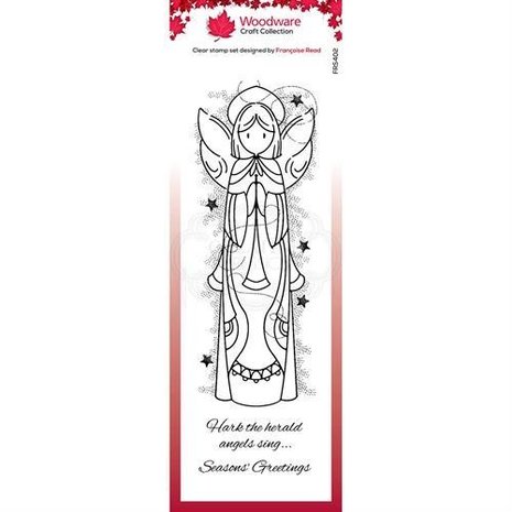 Woodware Celestial Angel Clear Stamp (FRS402) Woodware Celestial Angel Clear Stamp (FRS402)