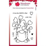 Woodware Love Gnome Clear Stamp (FRS889)