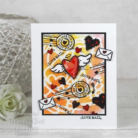 Woodware Love Mail Clear Stamp (FRS893) Woodware Love Mail Clear Stamp (FRS893)