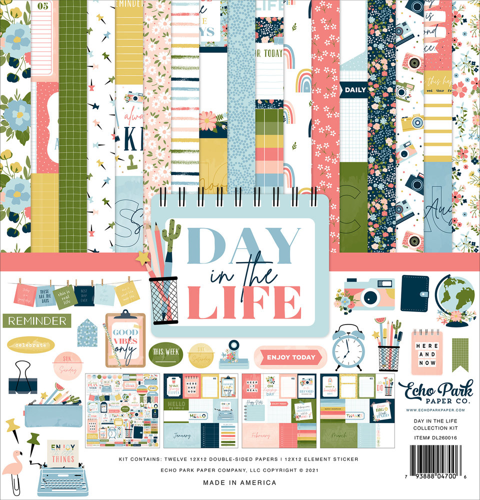 Echo Park Day In The Life 12x12 Inch Collection Kit (DL260016)