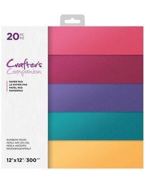 Crafter's Companion Rainbow Pearl 12x12 Inch Pearl Pad (CC-PAD12-RAIP) Crafter's Companion Rainbow Pearl 12x12 Inch Pearl Pad (CC-PAD12-RAIP)