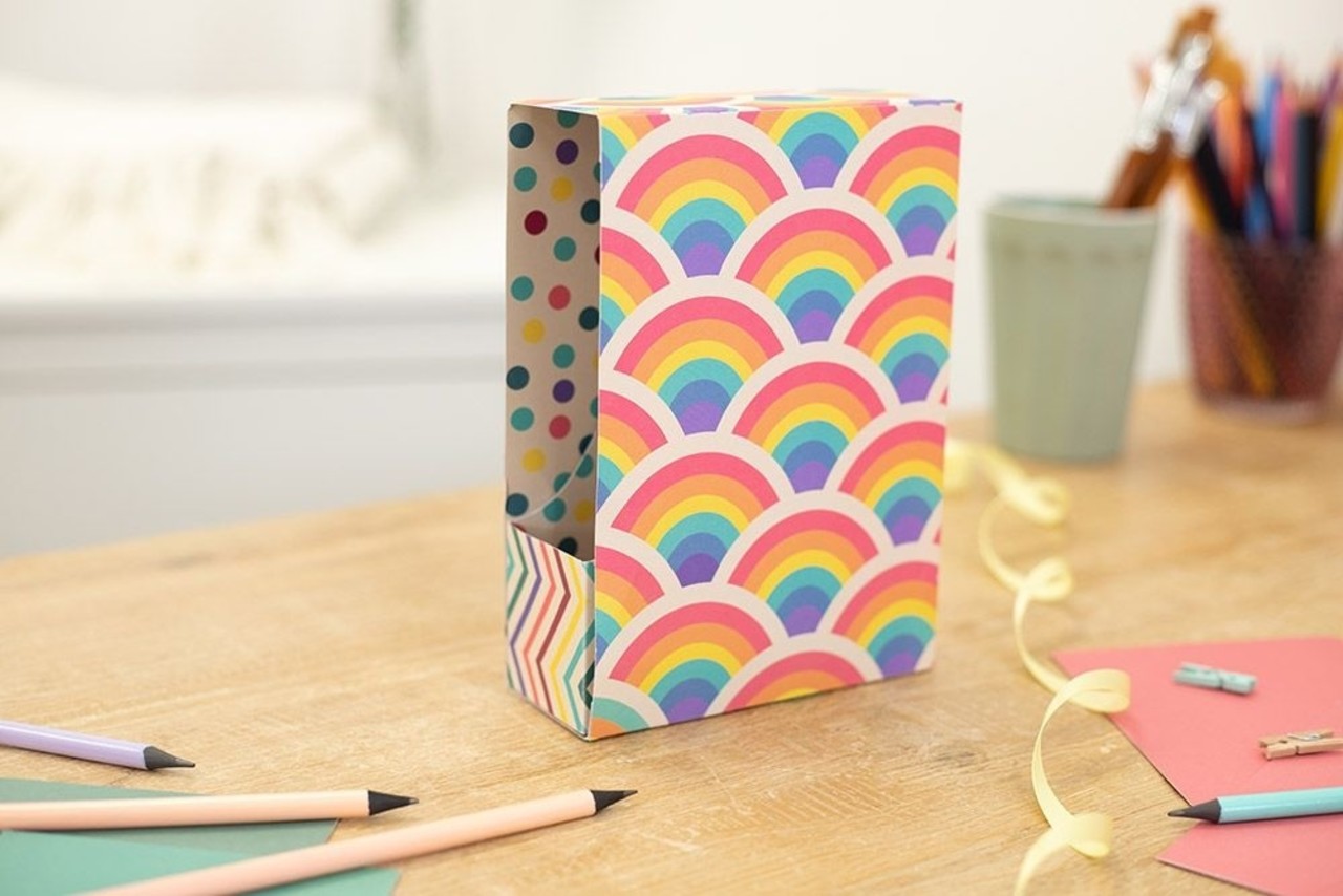 Crafter's Companion Retro Rainbow 12x12 Inch Paper Pad (CC-PAD12-RERA)