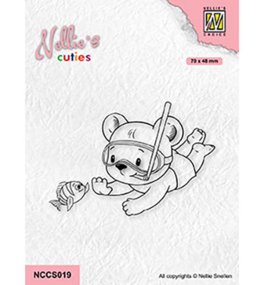 Nellie Snellen Clear Stamp Hi Buddy (NCCS019)