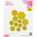 Nellie Snellen Snijmal Set of Small Flowers (SD221)