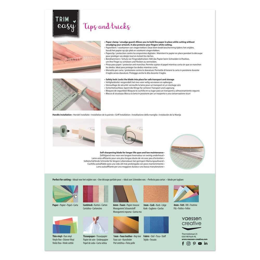 Vaessen Creative Guillotine voor 12x12 Inch Papier (2137-074)