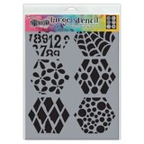 Ranger Dylusions Large Stencil Quilt N More (DYS78043)