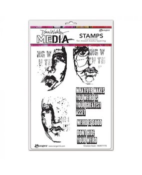 Dina Wakley MEdia Greatest Asset Cling Stamps (MDR77770) Dina Wakley MEdia Greatest Asset Cling Stamps (MDR77770)