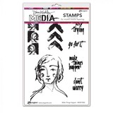 Dina Wakley MEdia Make Things Happen Cling Stamps (MDR77800)