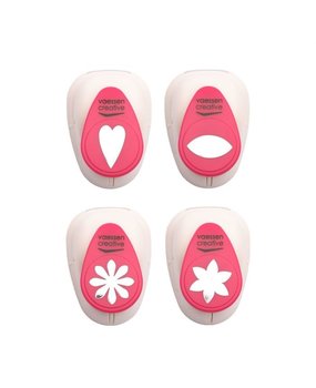 Vaessen Creative Figuurpons Set medium 4 stuks (2137-075) Vaessen Creative Figuurpons Set medium 4 stuks (2137-075)