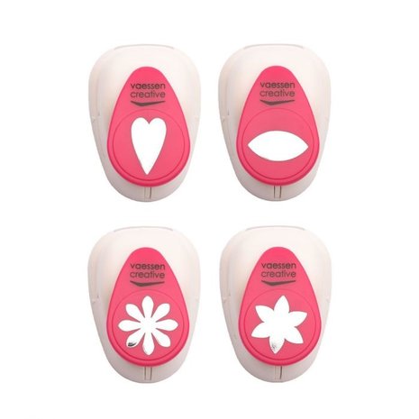 Vaessen Creative Figuurpons Set medium 4 stuks (2137-075) Vaessen Creative Figuurpons Set medium 4 stuks (2137-075)