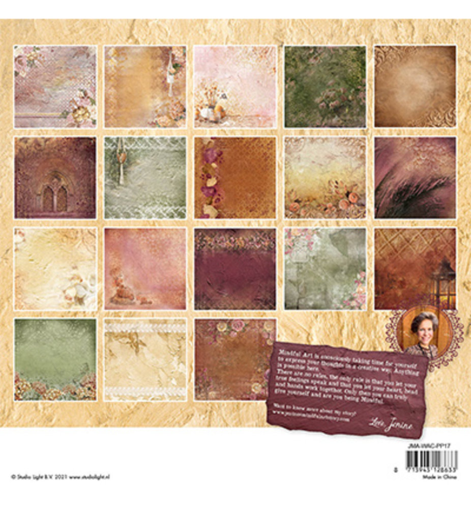 Studio Light Warm & Cozy 8x8 Inch Paper Pad (JMA-WAC-PP17) Studio Light Warm & Cozy 8x8 Inch Paper Pad (JMA-WAC-PP17)