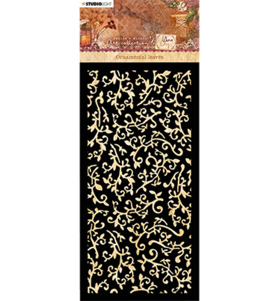 Studio Light Warm & Cozy Ornamental Leaves Masking Stencil (JMA-WAC-MASK56) Studio Light Warm & Cozy Ornamental Leaves Masking Stencil (JMA-WAC-MASK56)
