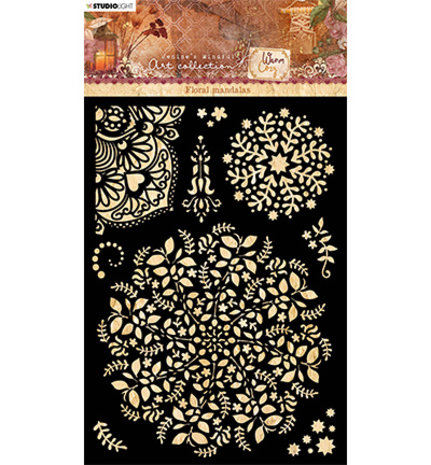 Studio Light Warm & Cozy Floral Mandalas Masking Stencil (JMA-WAC-MASK59)