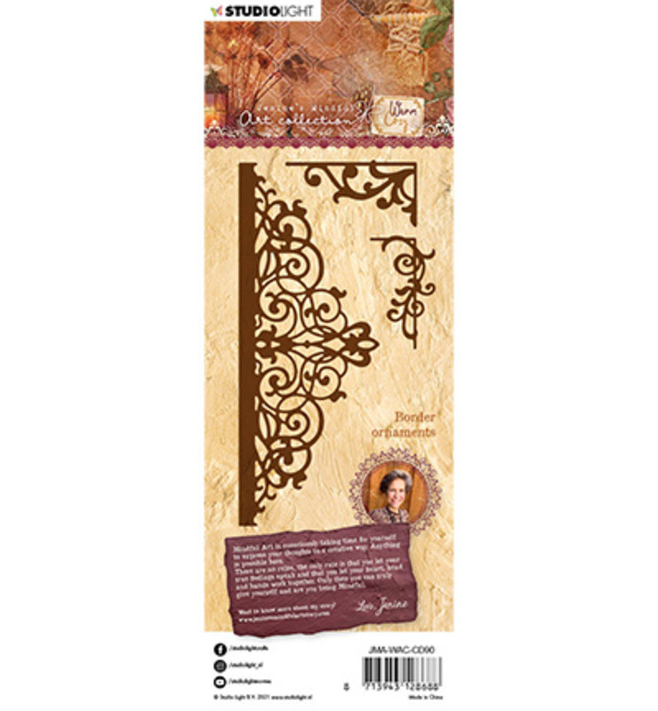 Studio Light Warm & Cozy Snijmal Slimline Border Ornaments (JMA-WAC-CD90) Studio Light Warm & Cozy Snijmal Slimline Border Ornaments (JMA-WAC-CD90)