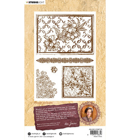 Studio Light Warm & Cozy Flower Collages Clear Stamp (JMA-WAC-STAMP109) Studio Light Warm & Cozy Flower Collages Clear Stamp (JMA-WAC-STAMP109)