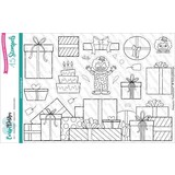 Carlijn Design Stempels Slimline Cadeaus (CDST-0076)