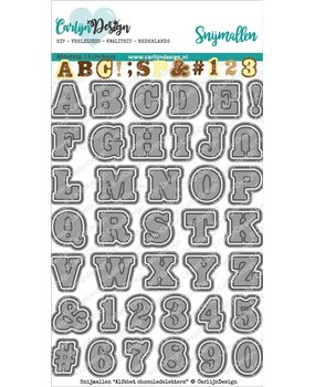 Carlijn Design Snijmal Alfabet Chocoladeletters (CDSN-0139) Carlijn Design Snijmal Alfabet Chocoladeletters (CDSN-0139)