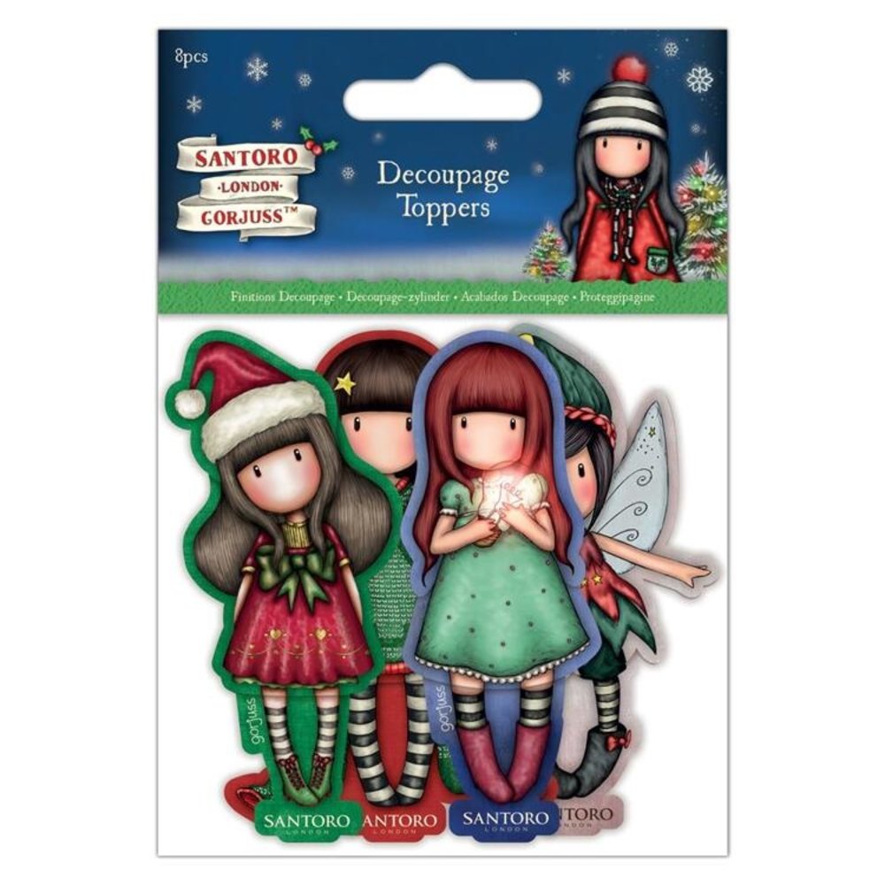 Gorjuss Christmas Decoupage Toppers (GOR 169902) Gorjuss Christmas Decoupage Toppers (GOR 169902)