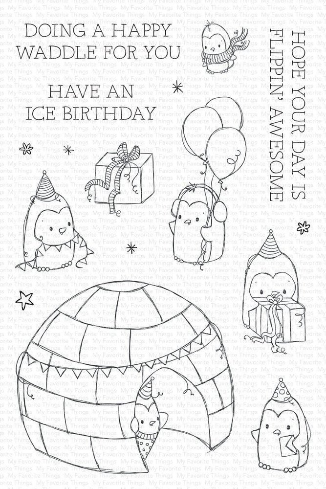 My Favorite Things Happy Waddle Clear Stamps (RAM-023) My Favorite Things Happy Waddle Clear Stamps (RAM-023)