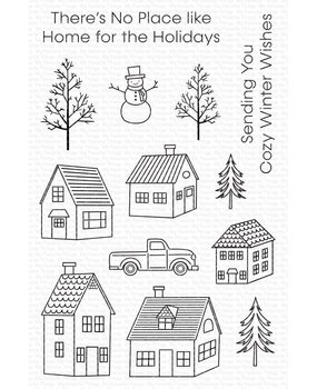 My Favorite Things Cozy Winter Wishes Clear Stamps (CS-604)