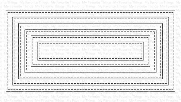 My Favorite Things Die-namics Stitched Mini Slimline STAX (MFT-2117) My Favorite Things Die-namics Stitched Mini Slimline STAX (MFT-2117)