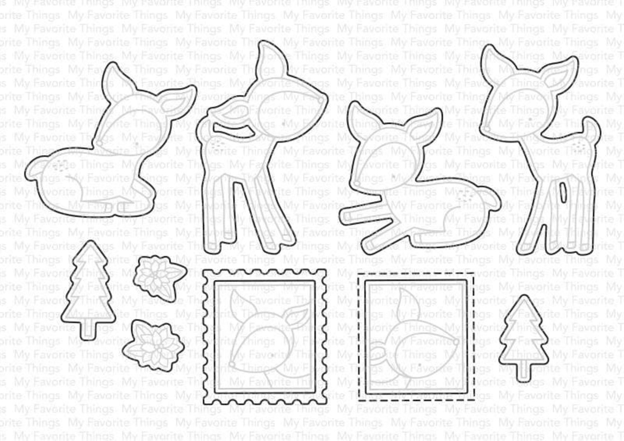 My Favorite Things Die-namics Deer, Sweet Friend (MFT-2139) My Favorite Things Die-namics Deer, Sweet Friend (MFT-2139)