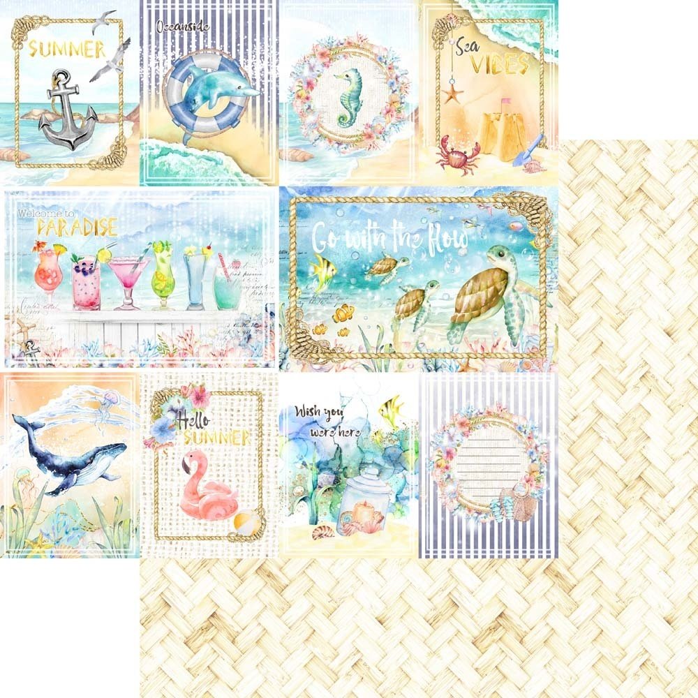 Memory Place Welcome to Paradise 12x12 Inch Paper Pack (MP-60614) Memory Place Welcome to Paradise 12x12 Inch Paper Pack (MP-60614)