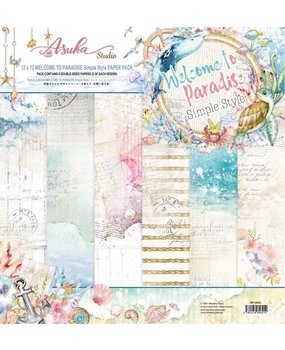 Memory Place Welcome to Paradise Simple Style 12x12 Inch Paper Pack (MP-60621) Memory Place Welcome to Paradise Simple Style 12x12 Inch Paper Pack (MP-60621)