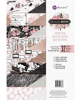 Prima Marketing Inc Amelia Rose A4 Paper Pad (596668)* Prima Marketing Inc Amelia Rose A4 Paper Pad (596668)*