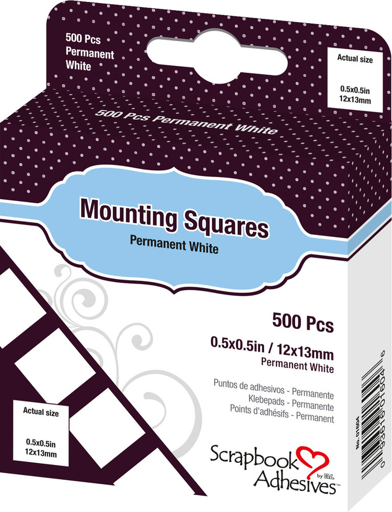 Scrapbook Adhesives Mounting Squares White (500pcs) (01604) Scrapbook Adhesives Mounting Squares White (500pcs) (01604)