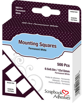 Scrapbook Adhesives Mounting Squares White (500pcs) (01604) Scrapbook Adhesives Mounting Squares White (500pcs) (01604)