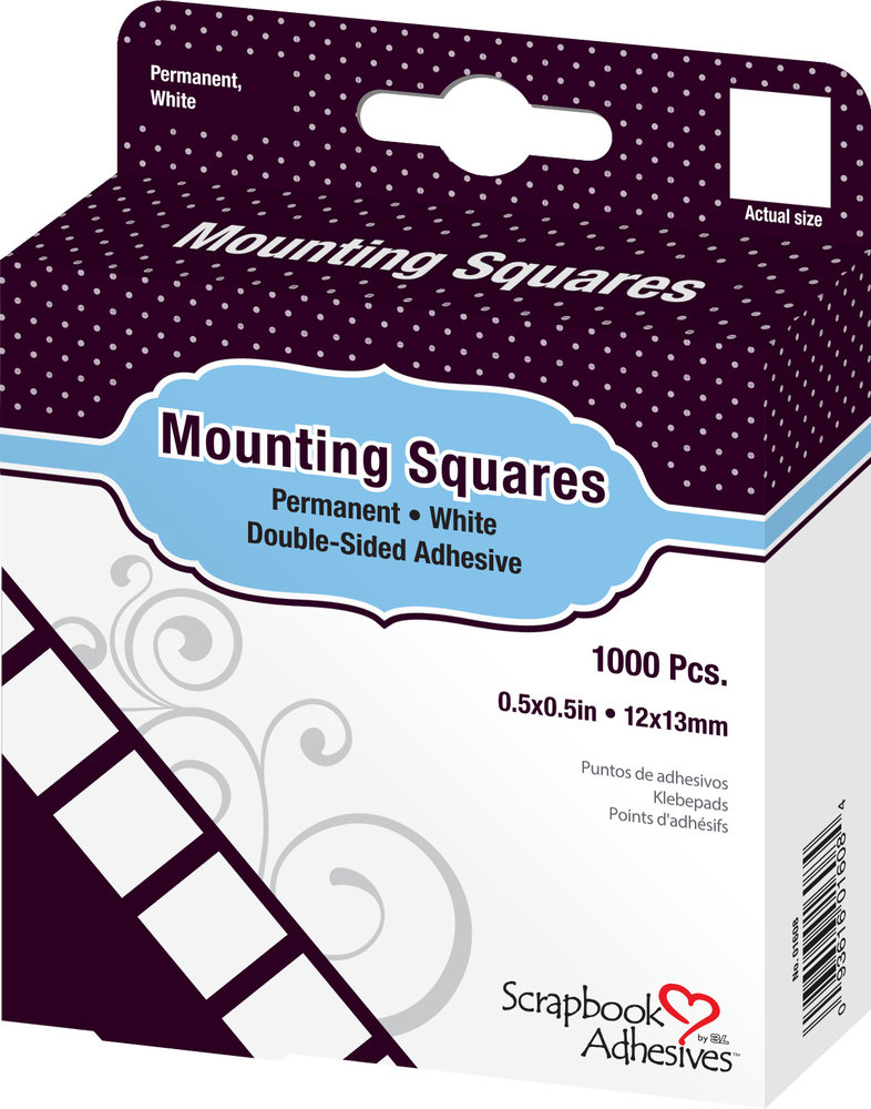 Scrapbook Adhesives Mounting Squares White (1000pcs) (01608) Scrapbook Adhesives Mounting Squares White (1000pcs) (01608)