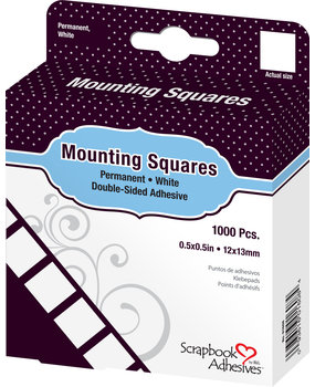 Scrapbook Adhesives Mounting Squares White (1000pcs) (01608) Scrapbook Adhesives Mounting Squares White (1000pcs) (01608)