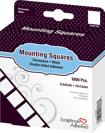 Scrapbook Adhesives Mounting Squares White (1000pcs) (01608) Scrapbook Adhesives Mounting Squares White (1000pcs) (01608)