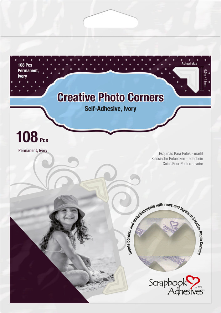 Scrapbook Adhesives Creative Photo Corners Ivory (01629) Scrapbook Adhesives Creative Photo Corners Ivory (01629)