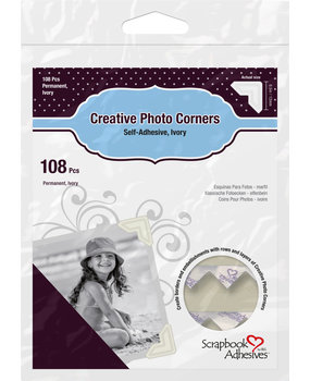 Scrapbook Adhesives Creative Photo Corners Ivory (01629) Scrapbook Adhesives Creative Photo Corners Ivory (01629)